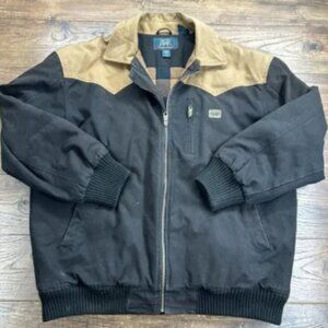 Painted Mesa XLT Men Zip Slash Pocket Comfort-Fit Cotton Bomber‎ Jacket Lined